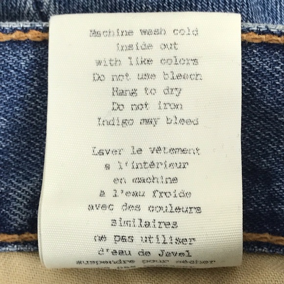 NEW Rag Bone Distress Denim Cut Off Short Size 29 - Picture 8 of 8